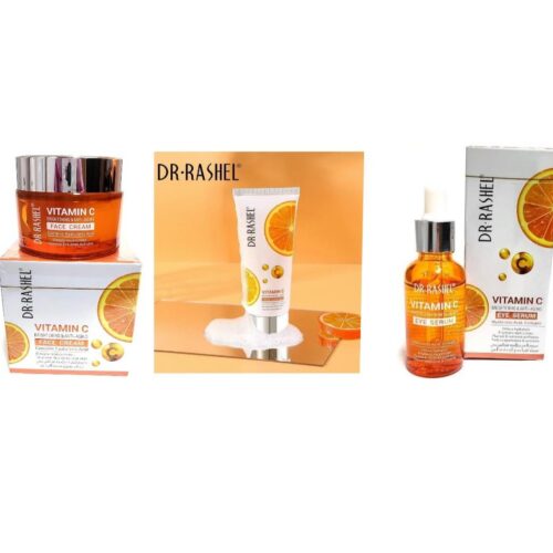 Vitamin c face cream + facial cleanser & eye serum
