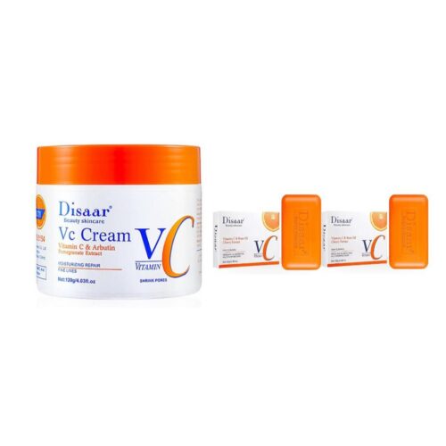 Vc cream & 2pcs vitamin c soap