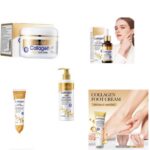 Collagen face cream + serum + lotion + hand & foot cream