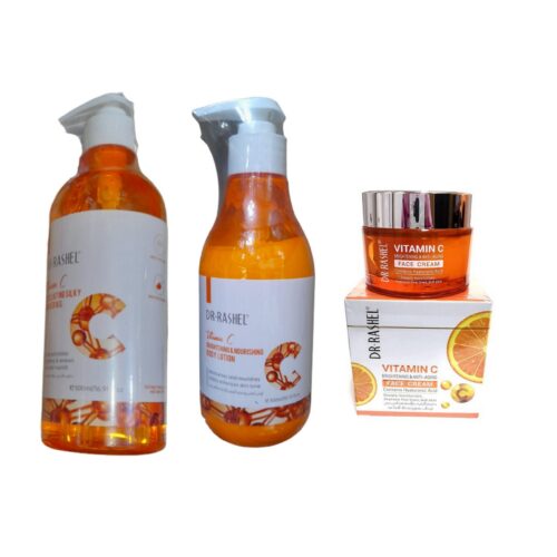 Vitamin c shower gel + lotion & face cream