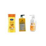 Turmeric glow body oil + Vitamin C & Arbutin lotions