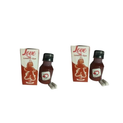 Leather shoe dye brown ×2