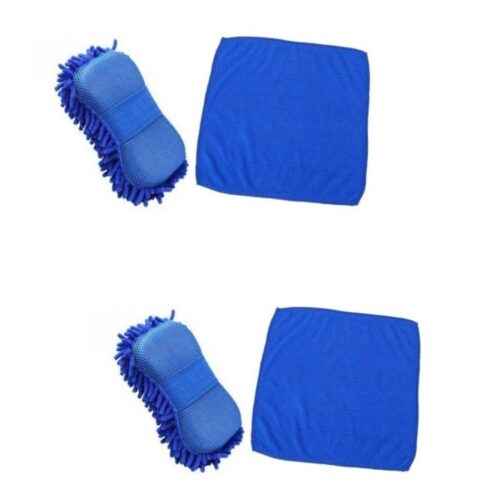 Foam wash pad & wipe cloth ×2