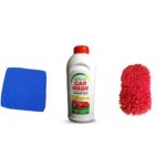 Car wash N wax 1L + hand towel & foam sponge