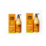 Pure carrot + vitamin c spf45 lotion ×2