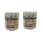 Goat milk black soap with Lemon oil ×2