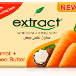 Extract Carrot & Shea Butter Whitening Herbal Soap 6pcs