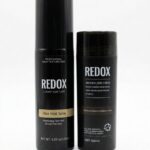 Redox Dark brown Hair building fiber and holding spray
