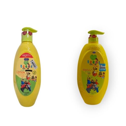 Teens glow shea butter body lotion & shower gel