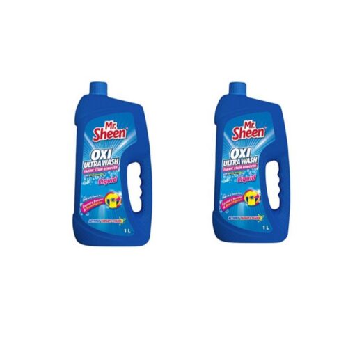 Oxi Ultra wash coloured fabric stain remover liquid 1L×2