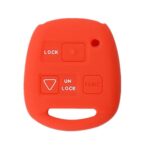 3 buttons Silicon car key fob cover