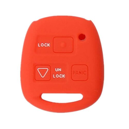 3 buttons Silicon car key fob cover