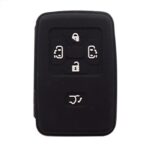 5 buttons Silicon car key fob cover