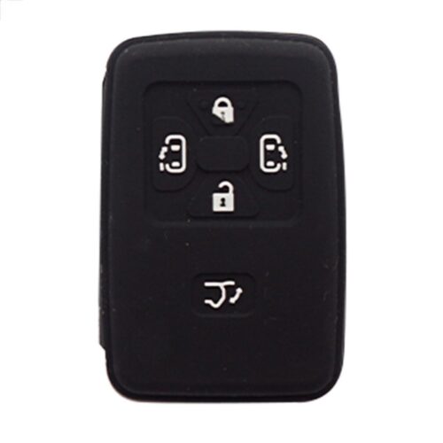 5 buttons Silicon car key fob cover